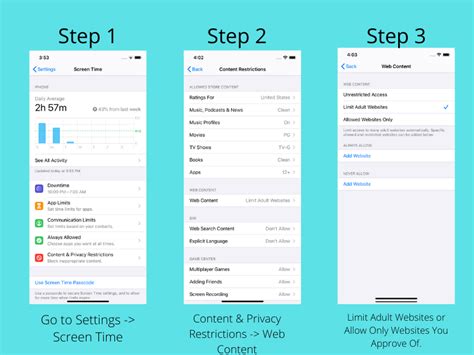 Restricting all gambling sites on iOS 12 .